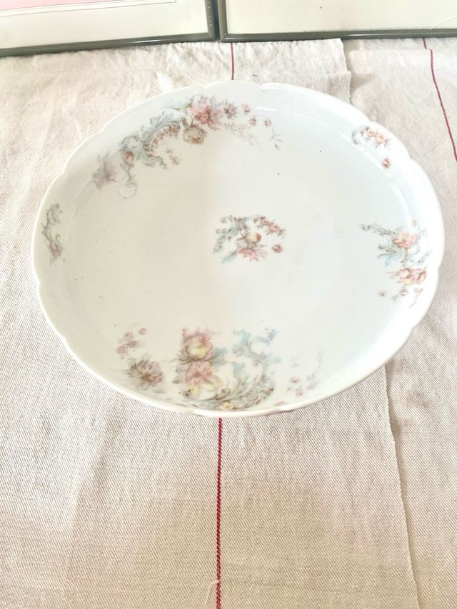 Compotier antico in porcellana Haviland Limoges