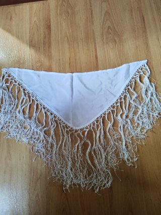Traje Flamenca niña 3 años - Rosa y Blanco