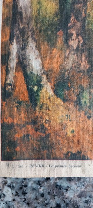 Stampa Renoir - Le peintre Lecoeur