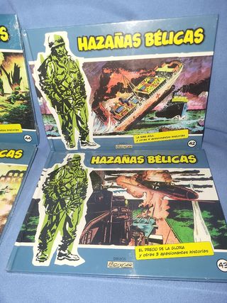 Lote 4 libros Hazañas belicas