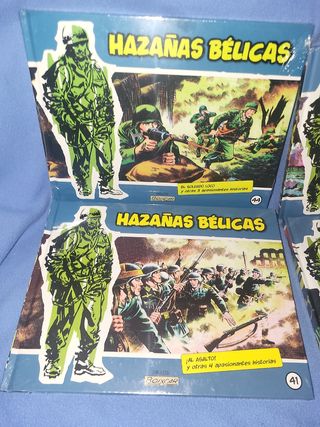 Lote 4 libros Hazañas belicas