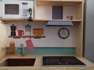 Cocinita madera niños - Juguetes