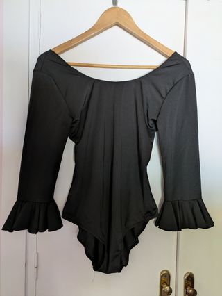 Falda y body flamenco negra