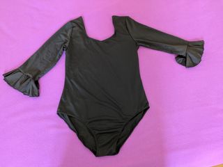 Falda y body flamenco negra