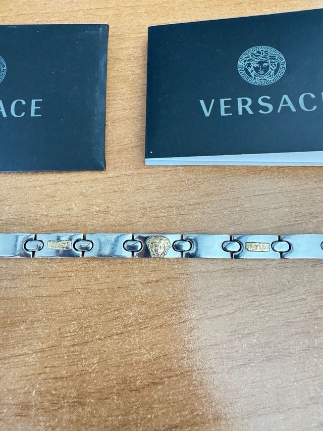 Bracciale Versace Originale Oro Argento