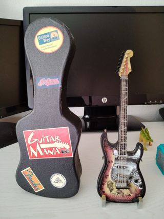 Guitarra miniatura Cleveland Indians
