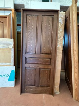 Puerta interior madera pino