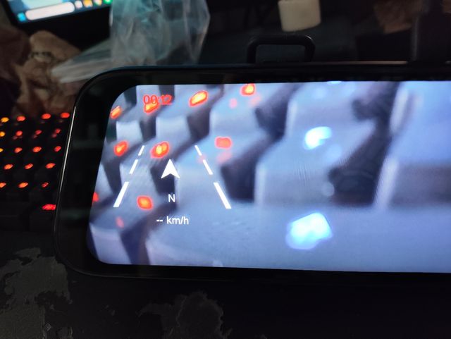 Dashcam Wolfbox G840S Espejo retrovisor