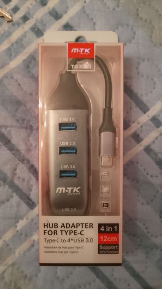 Adattatore Hub USB 4 porte Type-C