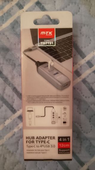 Adattatore Hub USB 4 porte Type-C