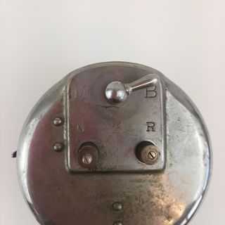 Antico fanale elettrico anteriore a 2 luci da moto