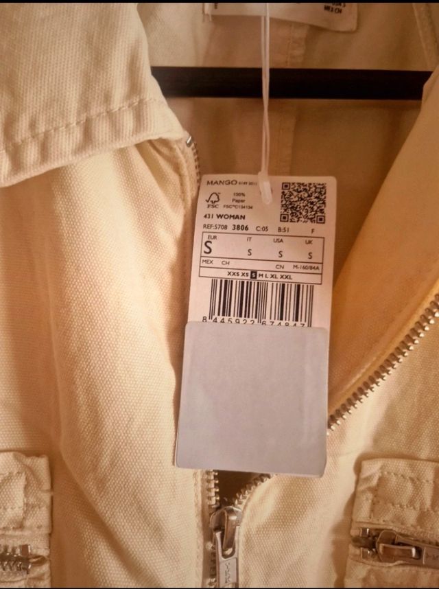 Mono Mango beige - Talla S