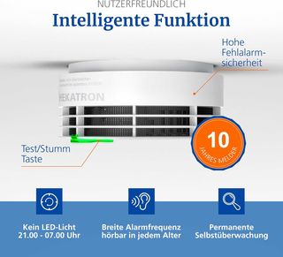 Hekatron - Detector de humo con pilas