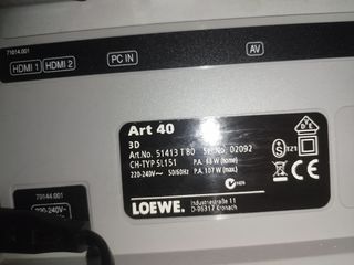 TV Loewe Art 40" Impecable y se ve muy bien