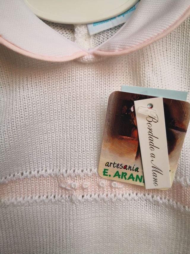 CONJUNTO m/c NUEVO NIÑA PERLÉ T 6M Y DOS BODYS