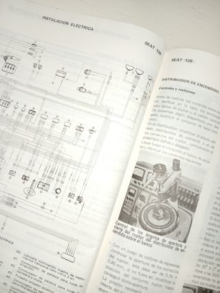 SEAT 128 1.2 1.4 1430 MANUAL DE TALLER PIEZAS