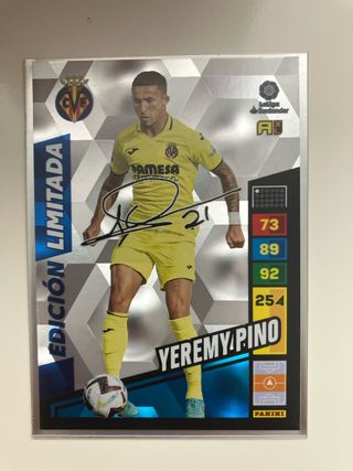 Cromo Yeremi Pino 22-23 Firmado