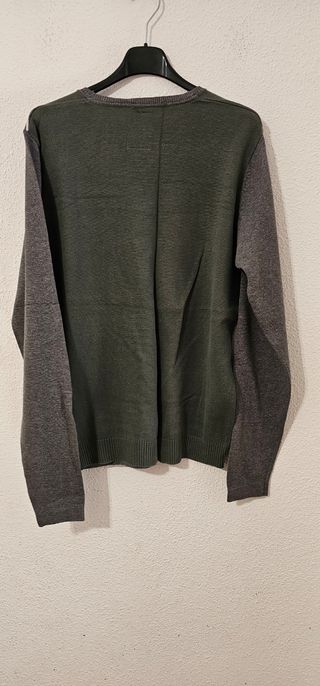 Jersey Springfield rayas verde gris