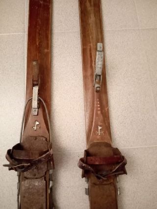 Esquís Madera Vintage