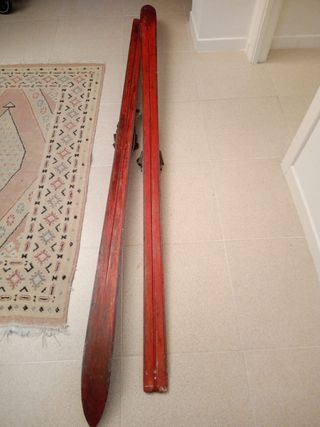 Esquís Madera Vintage