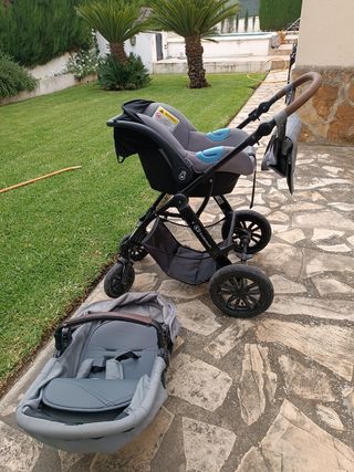 Cochecito bebé + silla de coche