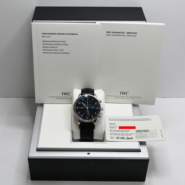 IWC Portuguese chronograph 41MM