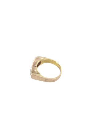 Anillo vintage oro 18k brillantes.