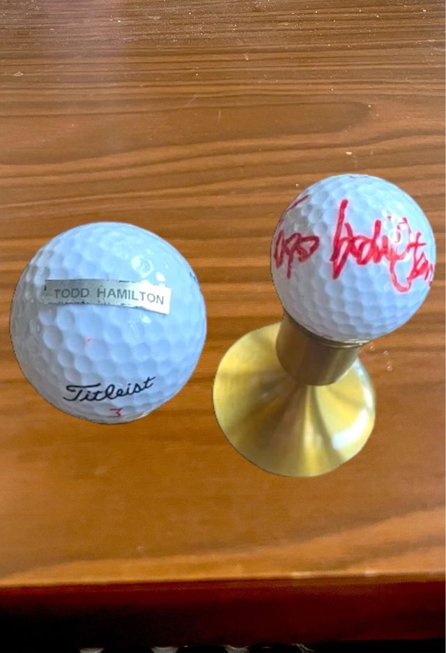 William Todd Hamilton golf PGA tour Golf Autógrafo