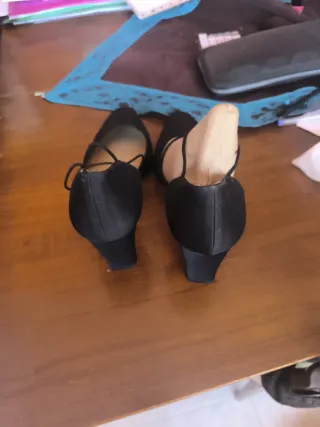 6 Zapatos tacón mujer nº 39 de píel tacon de 11
