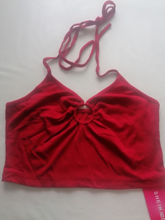 Top rojo Shein - Talla 34