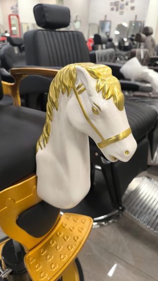 SILLON DE PELUQUERIA INFANTIL CABALLO BLANCO