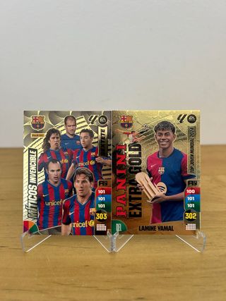 MÍTICOS INVENCIBLE BARCELONA MAS LAMINE YAMAL GOLD