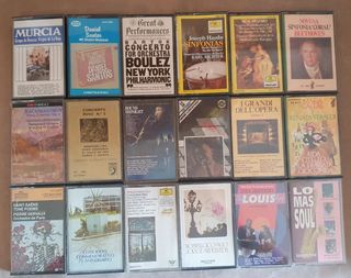 Lote 162 cintas de cassette