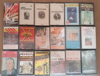 Lote 162 cintas de cassette