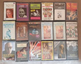 Lote 162 cintas de cassette