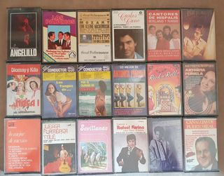 Lote 162 cintas de cassette