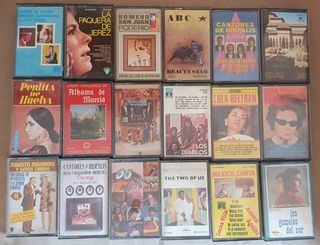 Lote 162 cintas de cassette