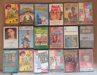 Lote 162 cintas de cassette