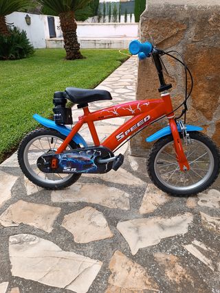 Bicicleta niño 14" roja