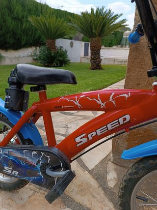 Bicicleta niño 14" roja