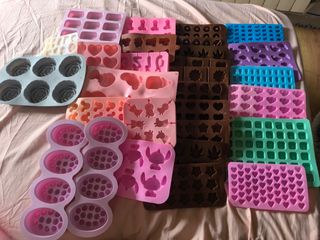 Moldes silicona velas jabones
