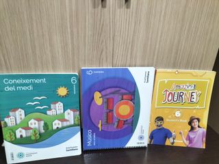 Libros sexto primaria colegio casals dels angels 