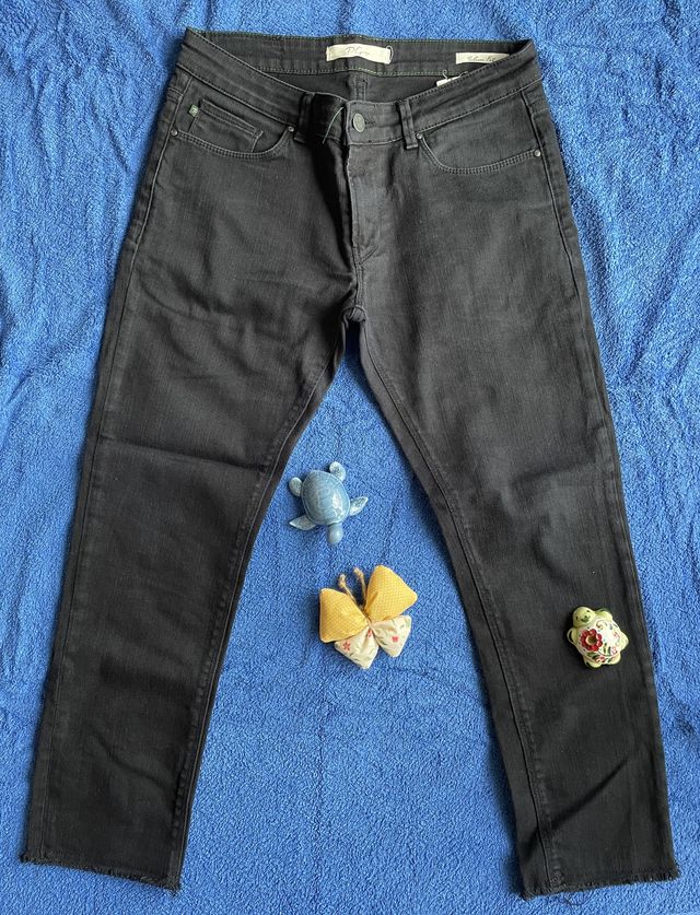 Jeans slimfit nero PGrax 46