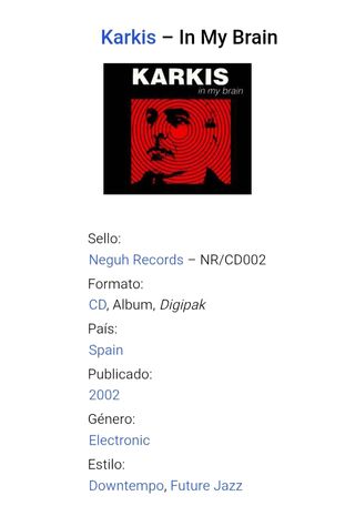 CD Karkis - In my brain