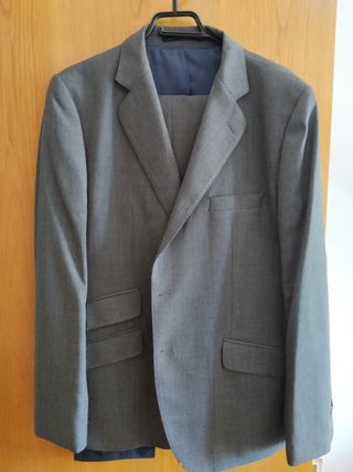 Traje Williot azul y gris