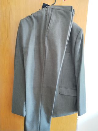 Traje Williot azul y gris