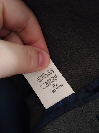 Traje Williot azul y gris