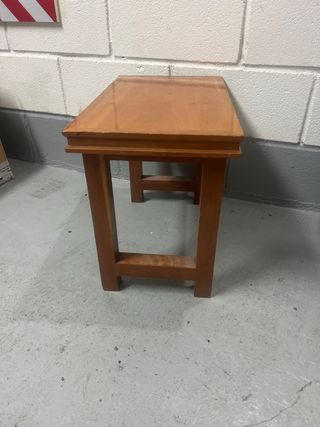 2 robuste panche in legno 
