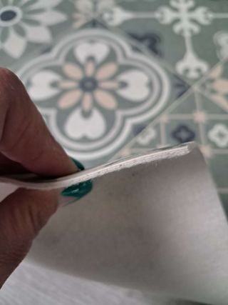 Alfombra vinilo pvc verde