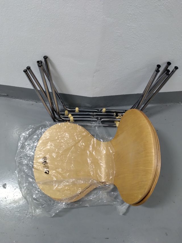 Lote de tres Sillas Curvilineas